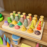 Houten houder voor Grapat Fancy Nins speelsets