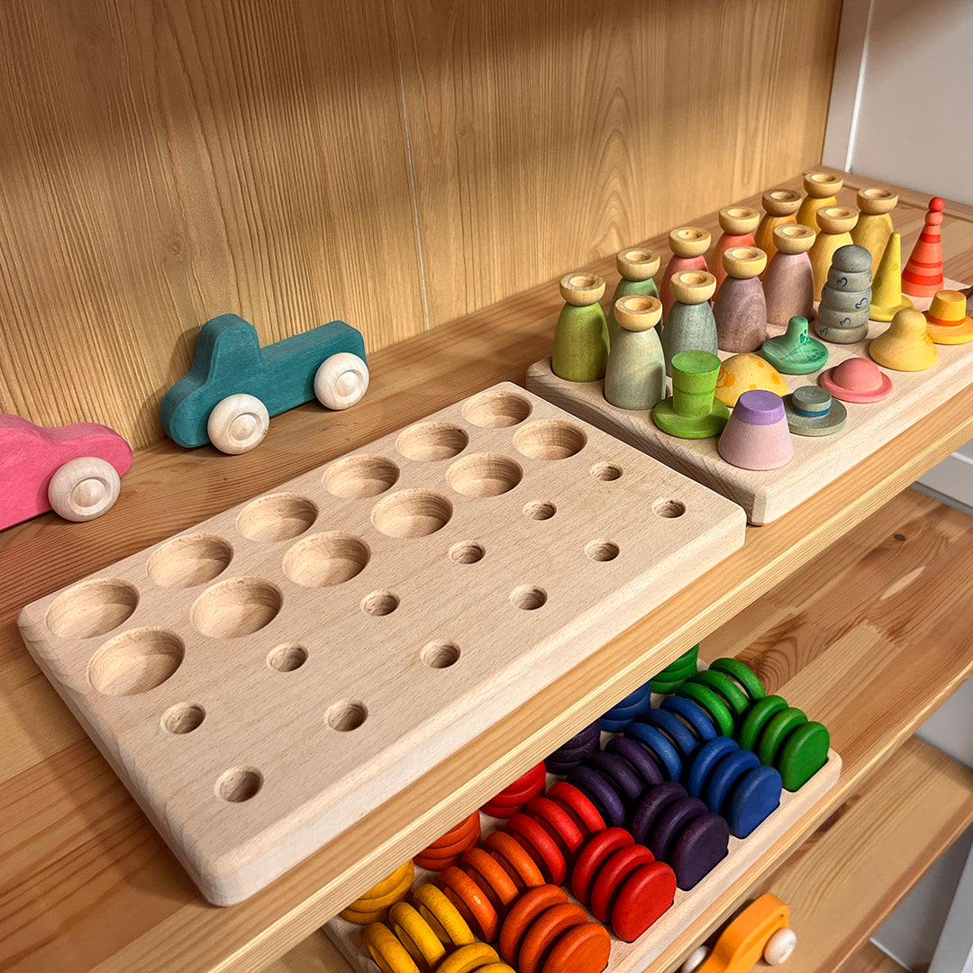 Houten houder voor Grapat Fancy Nins speelsets