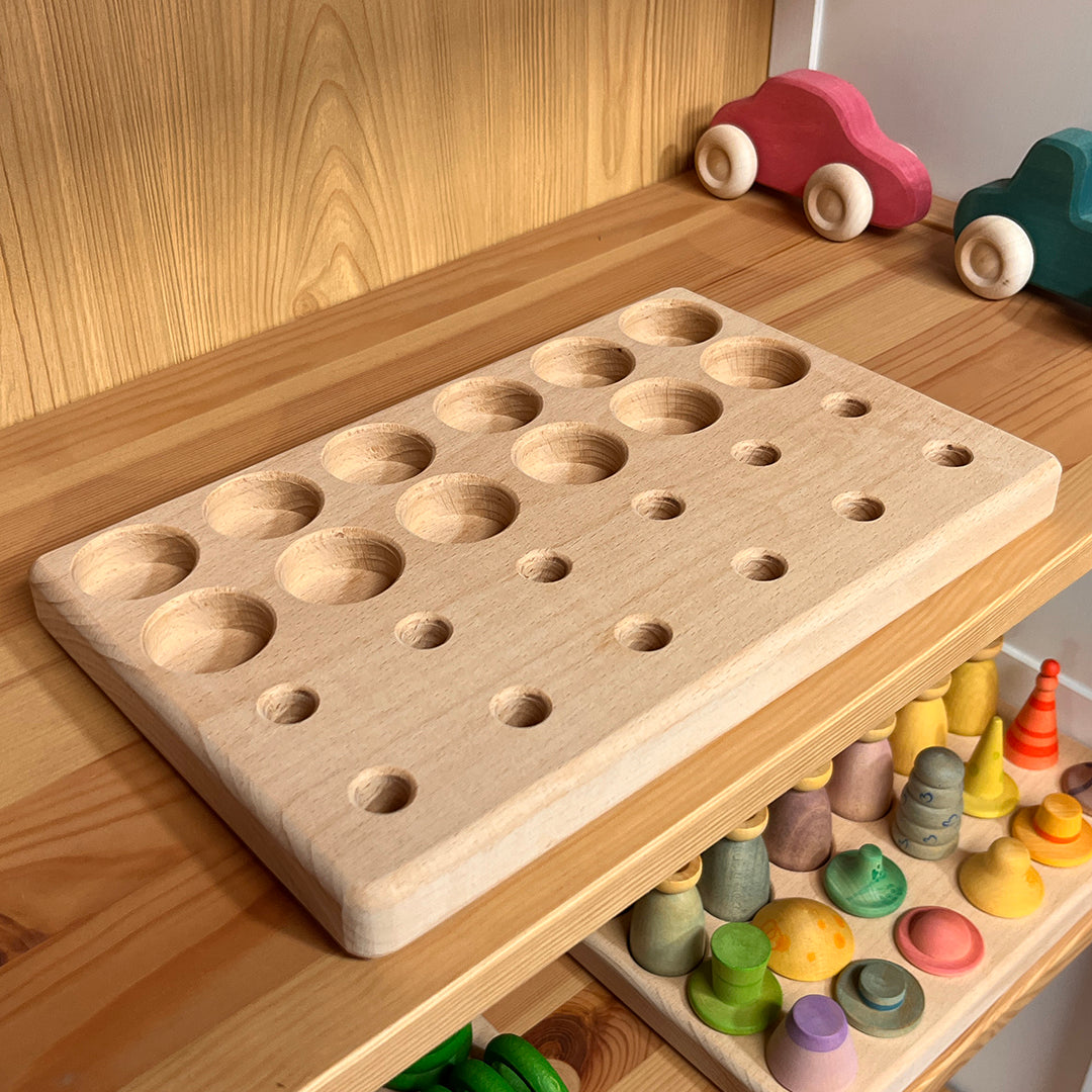 Houten houder voor Grapat Fancy Nins speelsets