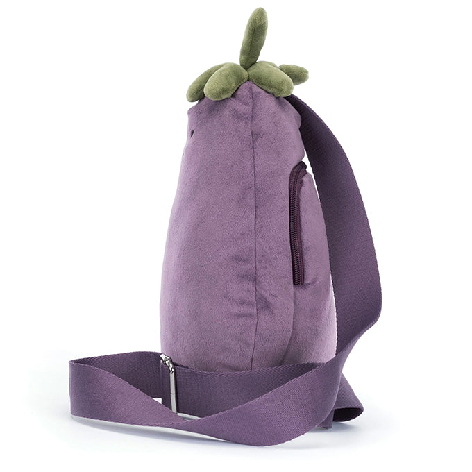 Jellycat Aubergine Tas, Amuseables Aubergine Bum Bag, 27cm