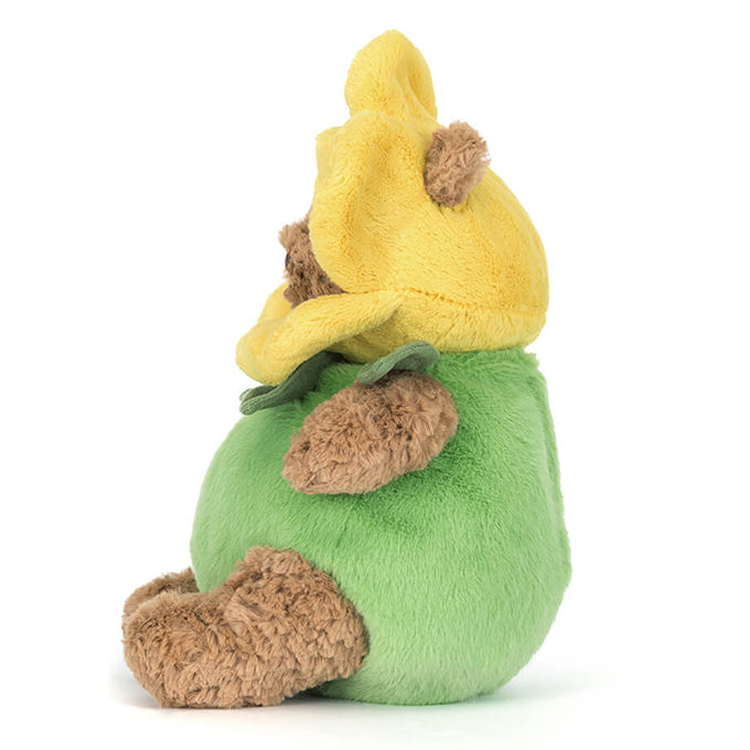 Jellycat Knuffel Beer in Bloemenpak, Bartholomew Bear Daffodil Outfit