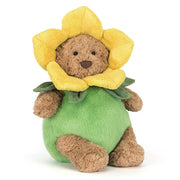 Jellycat Knuffel Beer in Bloemenpak, Bartholomew Bear Daffodil Outfit