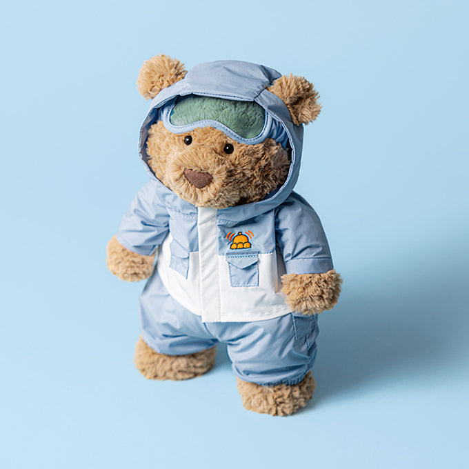 Jellycat Knuffel Beer in Skipak, Bartholomew Bear 'Snow Suit', 26cm