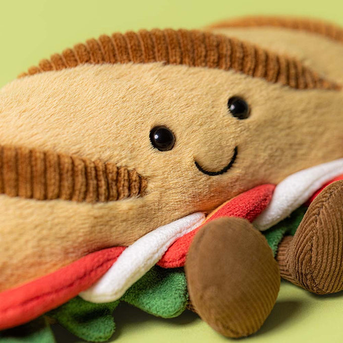 Jellycat Knuffel Stokbrood, Amuseables Caprese Baguette