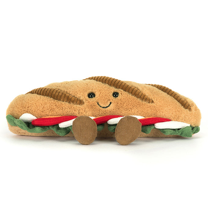 Jellycat Knuffel Stokbrood, Amuseables Caprese Baguette