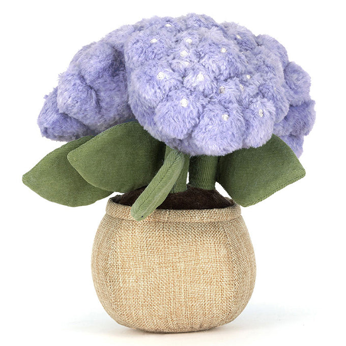 Jellycat Knuffel plant Hortensia, Amuseables Hydrangea, 24cm