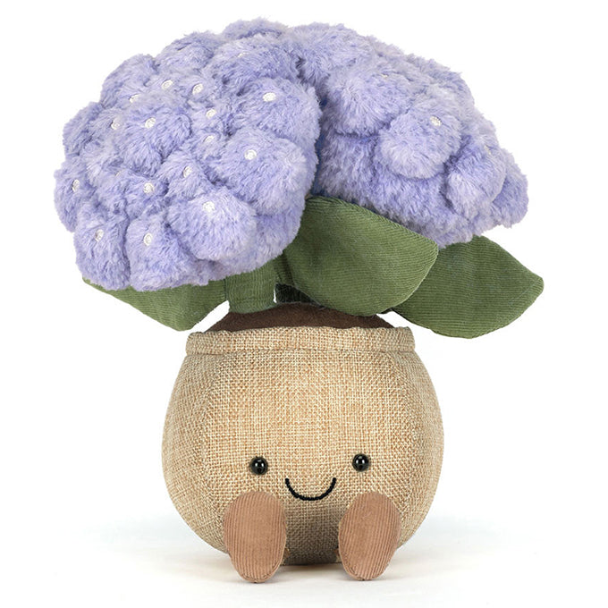 Jellycat Knuffel plant Hortensia, Amuseables Hydrangea, 24cm
