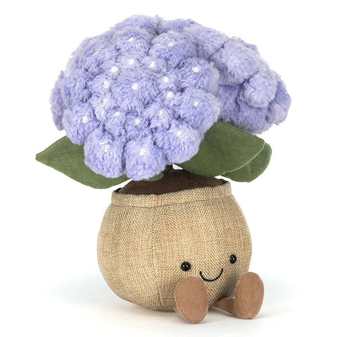 Jellycat Knuffel plant Hortensia, Amuseables Hydrangea, 24cm