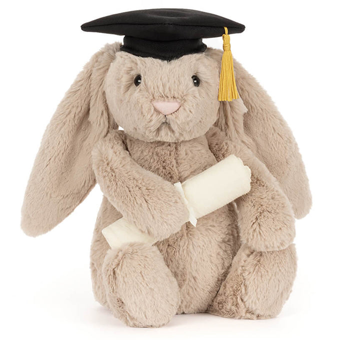 Jellycat Knuffel Konijn, Bashful Bunny Graduation Outfit, 31cm