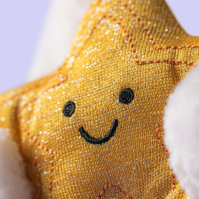 Jellycat Knuffel Konijn met ster, Cream Bunny with Star, 31cm