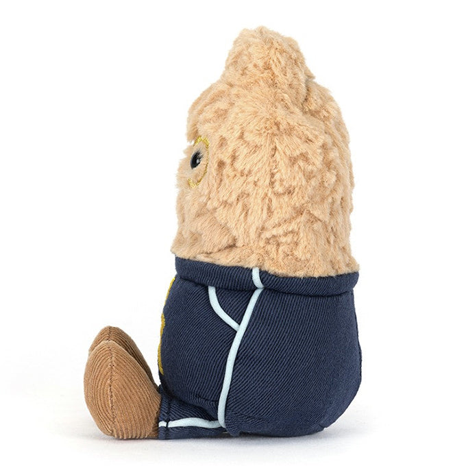 Jellycat Knuffel Pinda, Amuseables Peanut Star Student Outfit, 15cm