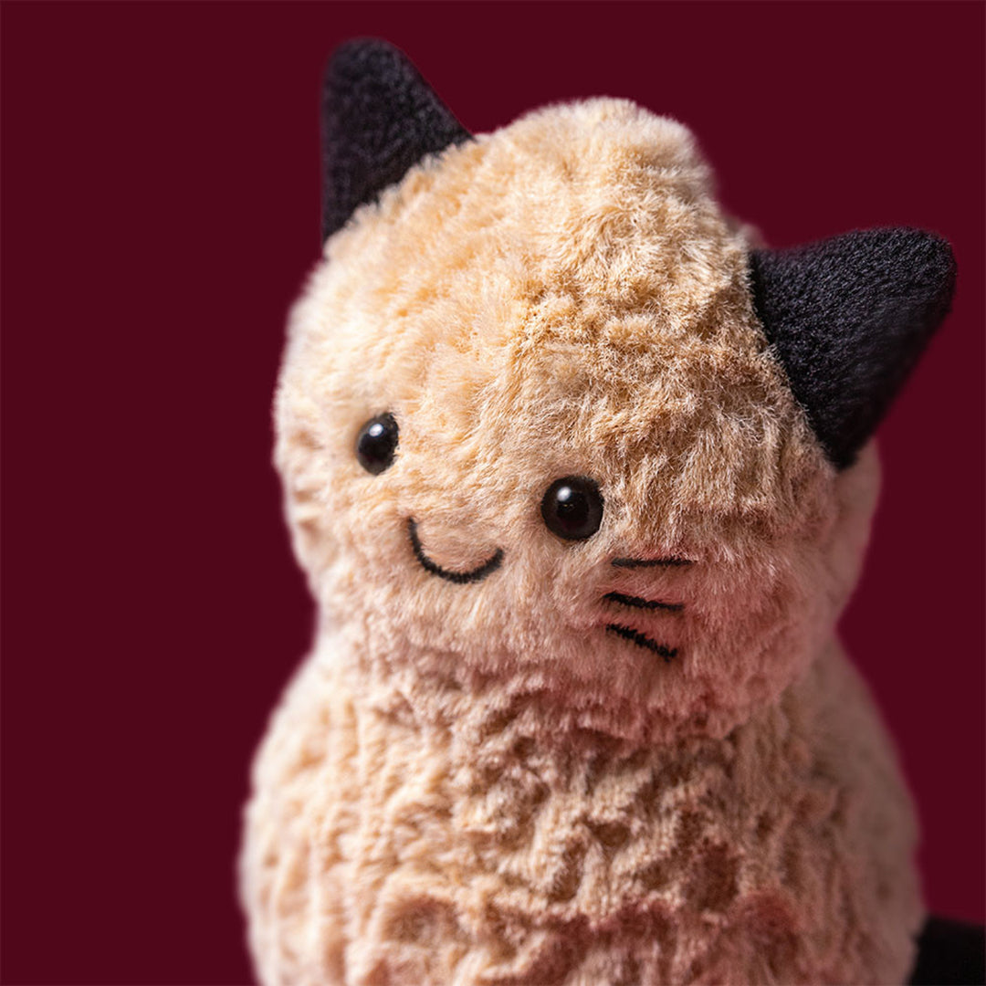 Jellycat Knuffel Pinda Kat, Amuseables Peanut Cat, 15cm