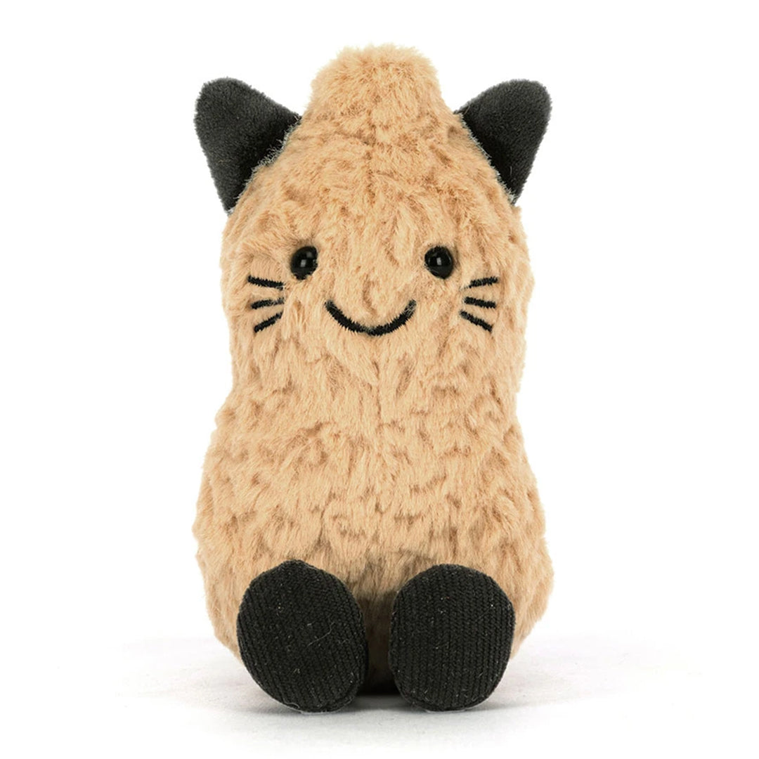 Jellycat Knuffel Pinda Kat, Amuseables Peanut Cat, 15cm