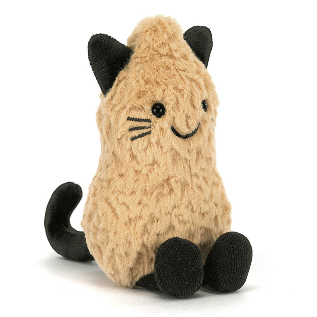 Jellycat Knuffel Pinda Kat, Amuseables Peanut Cat, 15cm