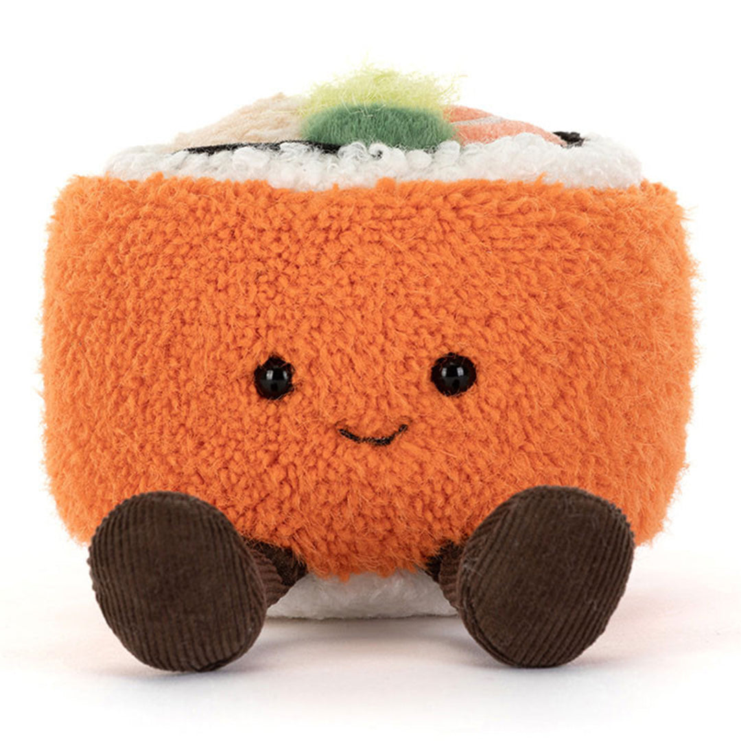 Jellycat Knuffel Sushi, Amuseables Codhi Californian Roll, 9cm