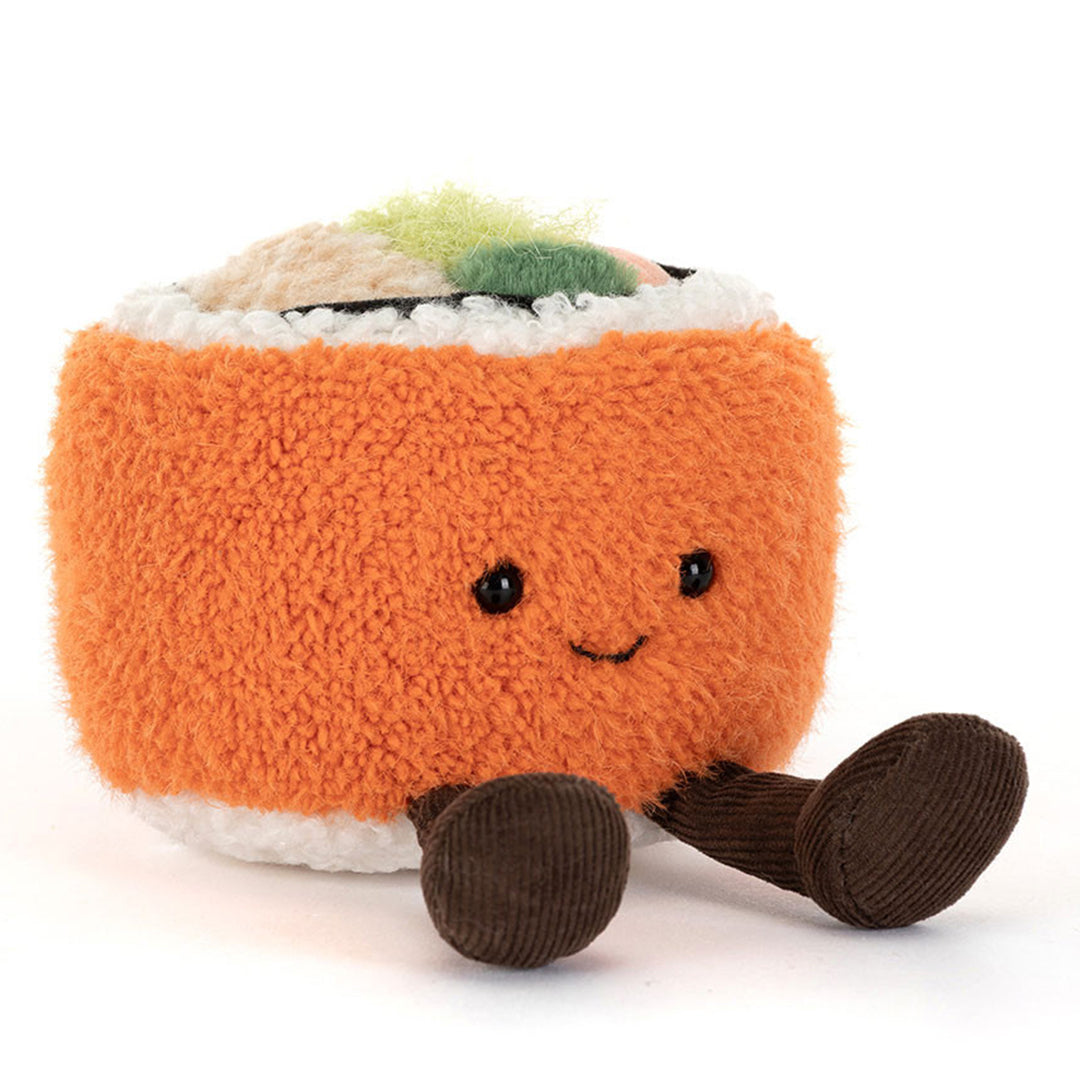 Jellycat Knuffel Sushi, Amuseables Codhi Californian Roll, 9cm