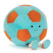 Jellycat Knuffel Voetbal, Amuseables Jellycat Football, 27cm
