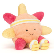 Jellycat Knuffel Zon op Rolschaatsen, Amuseables Sun 'Roller Skates', 30cm