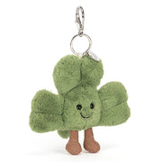Jellycat Sleutelhanger Klaver, Amuseables Siofra Shamrock Bag Charm