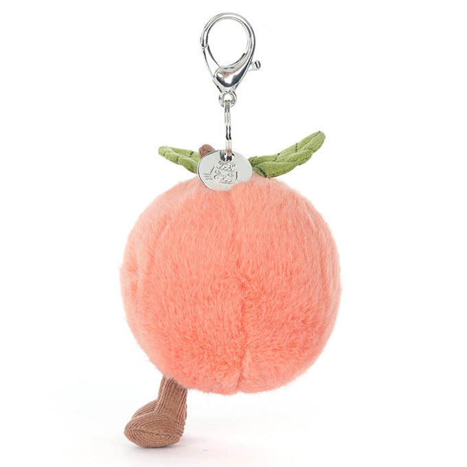 Jellycat Sleutelhanger Kersen, Amuseables Peach Bag Charm