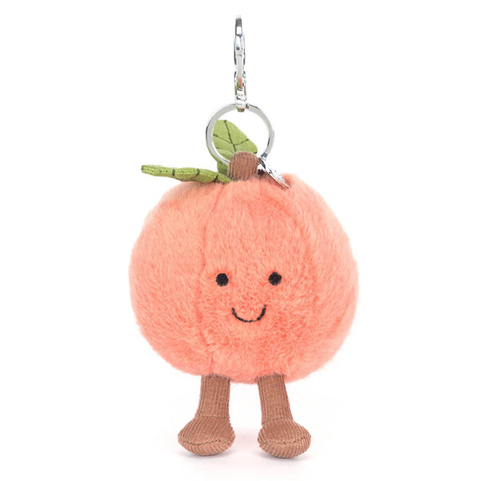 Jellycat Sleutelhanger Kersen, Amuseables Peach Bag Charm