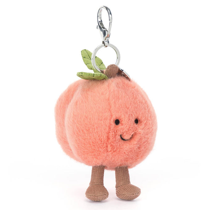 Jellycat Sleutelhanger Kersen, Amuseables Peach Bag Charm