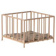 Maileg metalen Baby Box, Playpen MY, Rose, hoogte 7 cm