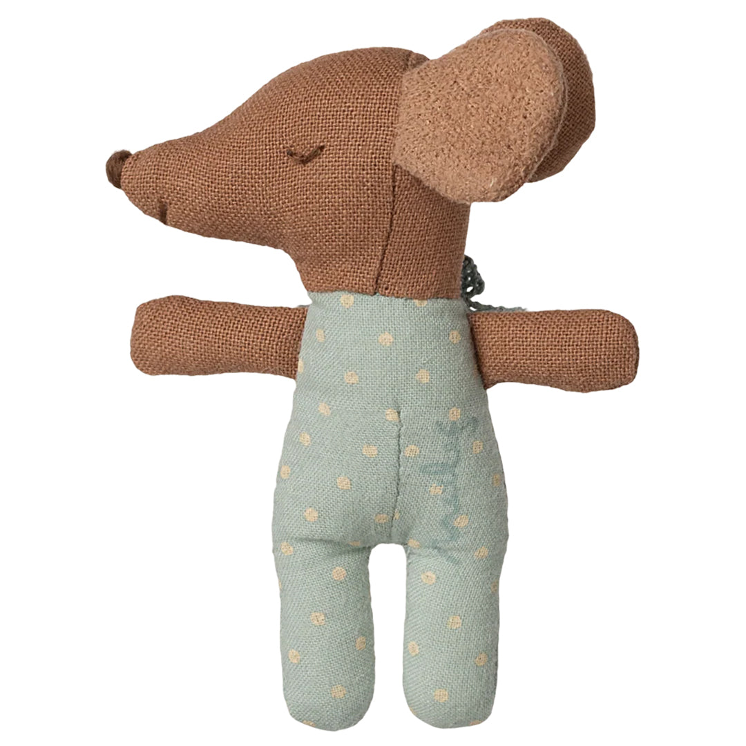 Maileg Baby Muis Sleepy Wakey baby mouse in matchbox, Blue II