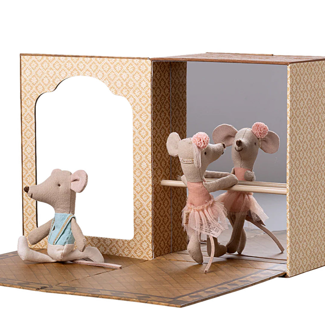 Maileg Ballet muizen in dansstudio