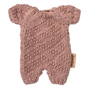 Maileg gebreid pakje voor baby konijntje, Knitted suit, Micro - Heather