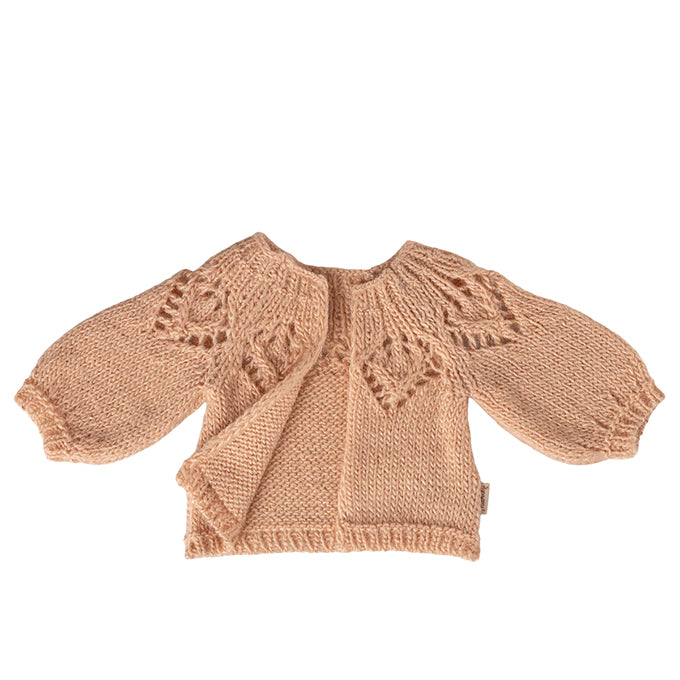 Maileg gebreid vestje voor konijn Size 3, Light rose