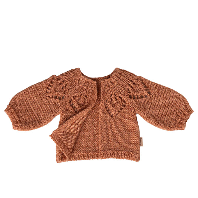 Maileg gebreid vestje voor konijn Size 3, Vintage rose