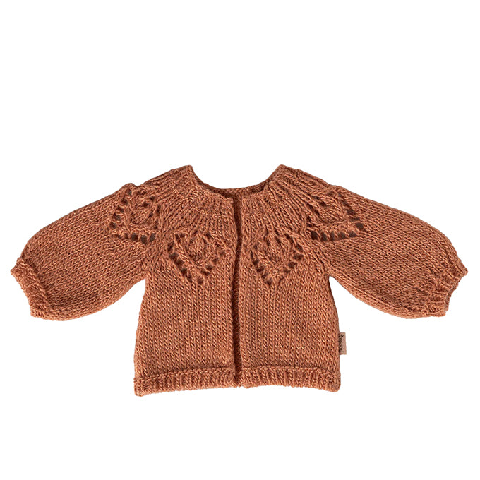 Maileg gebreid vestje voor konijn Size 3, Vintage rose