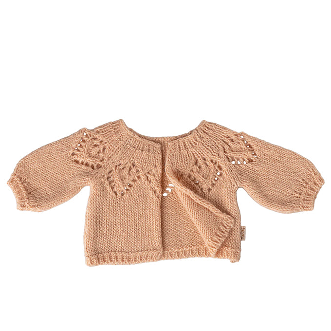 Maileg gebreid vestje voor konijn Size 4, Light rose