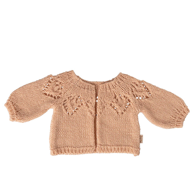 Maileg gebreid vestje voor konijn Size 4, Light rose