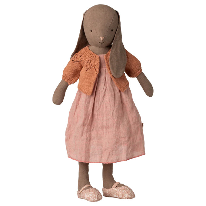 Maileg gebreid vestje voor konijn Size 4, Vintage rose