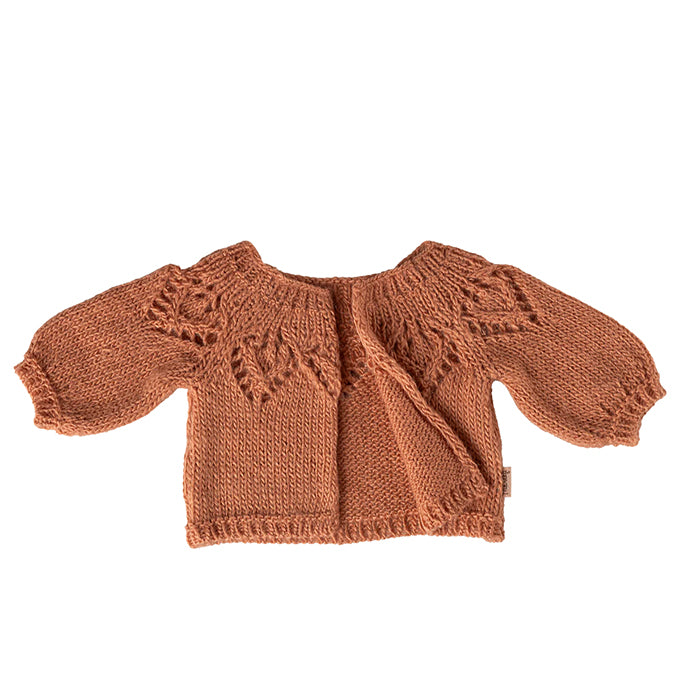 Maileg gebreid vestje voor konijn Size 4, Vintage rose