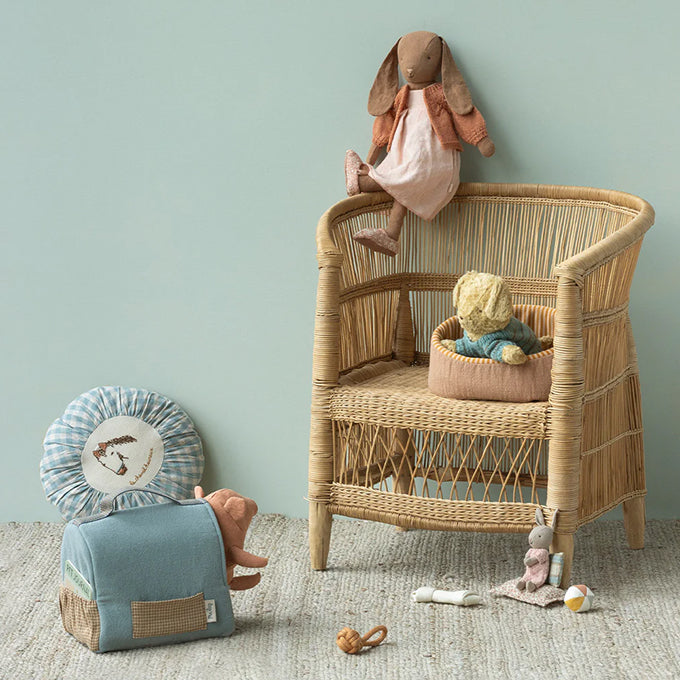 Maileg Knuffel Hondenmand, Pet basket - Powder