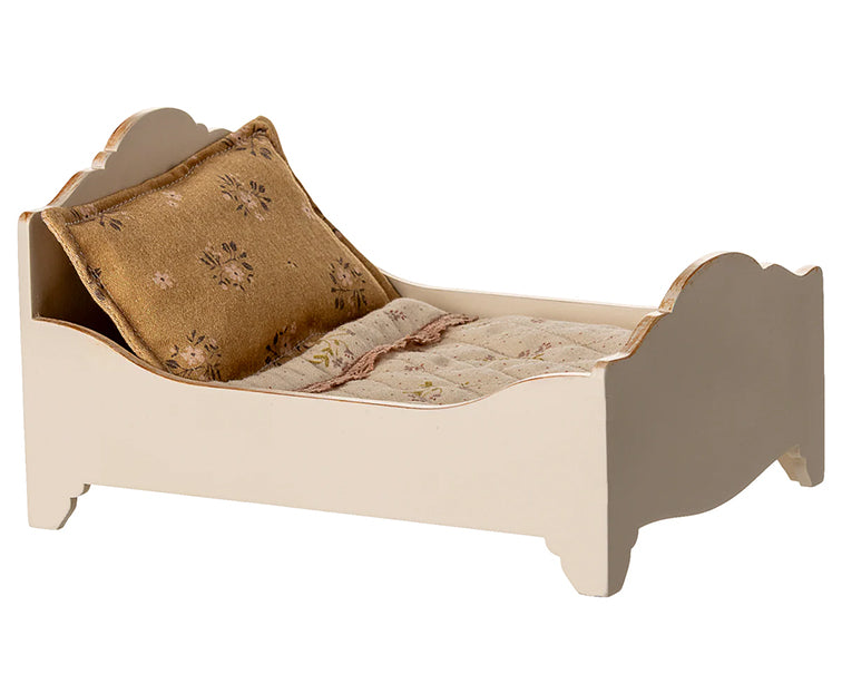 Maileg Houten bed voor muizen, Bed Mouse, Off white