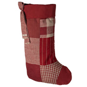 Maileg Kerst Sok, Christmas stocking - Check, 59 cm
