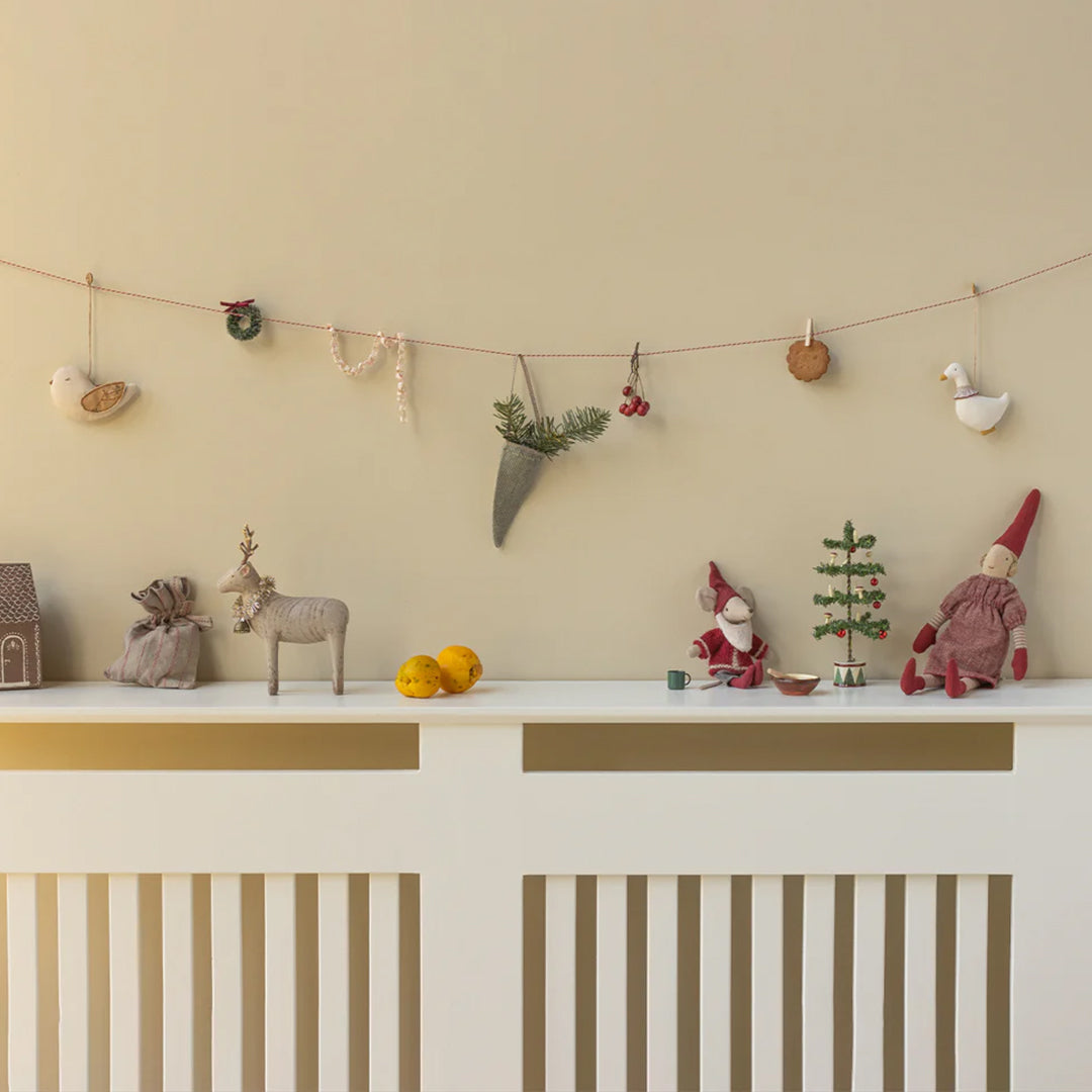 Maileg Ganzen Ornament, Goose Ornament, Red scarf