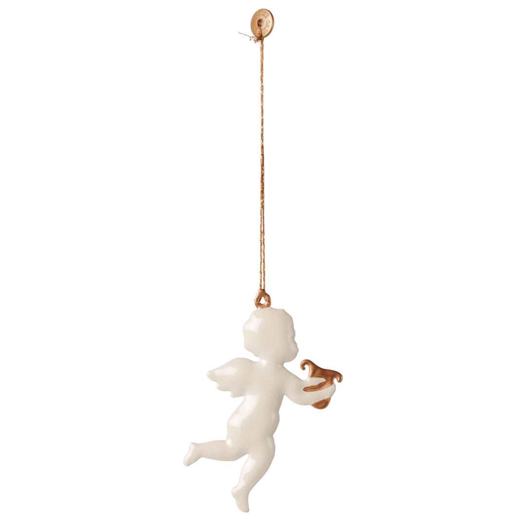 Maileg Metalen Ornament Engel met harp, Metal ornament, Angel - Harp