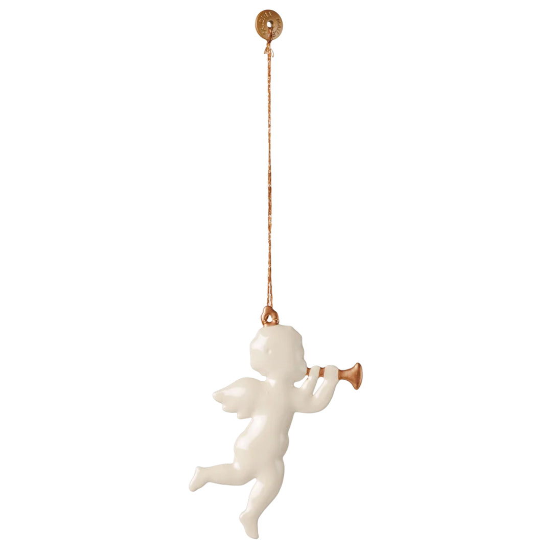 Maileg Metalen Ornament Engel met trompet, Metal ornament, Angel - Trumpet