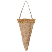 Maileg Kerst Ornament hoorn, Fabric ornament, Winter heart - Ocher