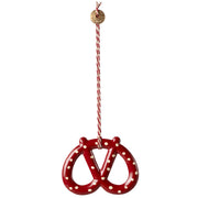 Maileg Metalen Pretzel Ornament, Dot
