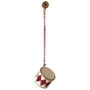 Maileg Metalen Ornament Trommel, Small Drum - Red