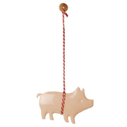 Maileg Metalen Varkens Ornament, Pig rose