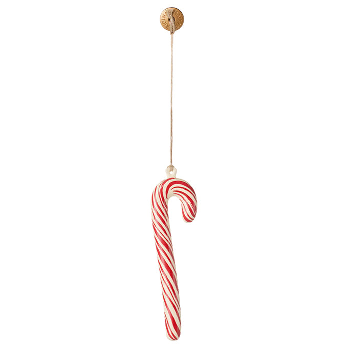 Maileg Metalen Zuurstok Ornament, Sugar Cane Stripe, Large