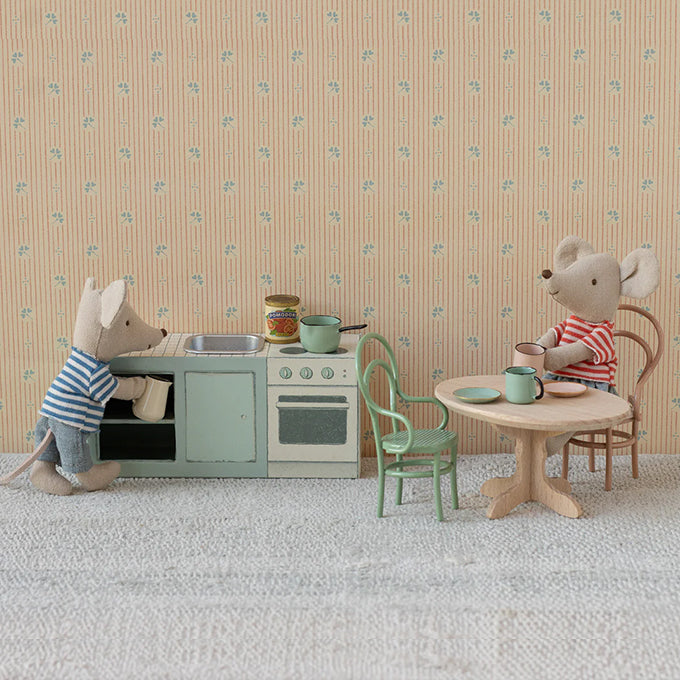 Maileg keuken/aanrecht voor muizen, Kitchen counter, Mouse, hoogte 6 cm.