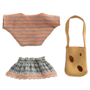 Maileg Kledingset met tas - Kleine Zus Muis